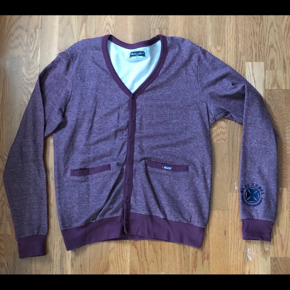 Blac Label : Maroon Cardigan - Picture 1 of 2